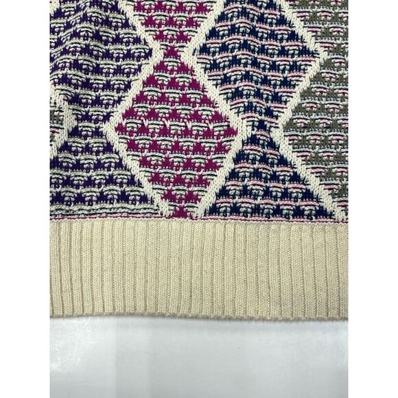 Vintage New Yorker Sweater Men’s Large Y2K Geometric Crew Neck - Picture 7 of 12